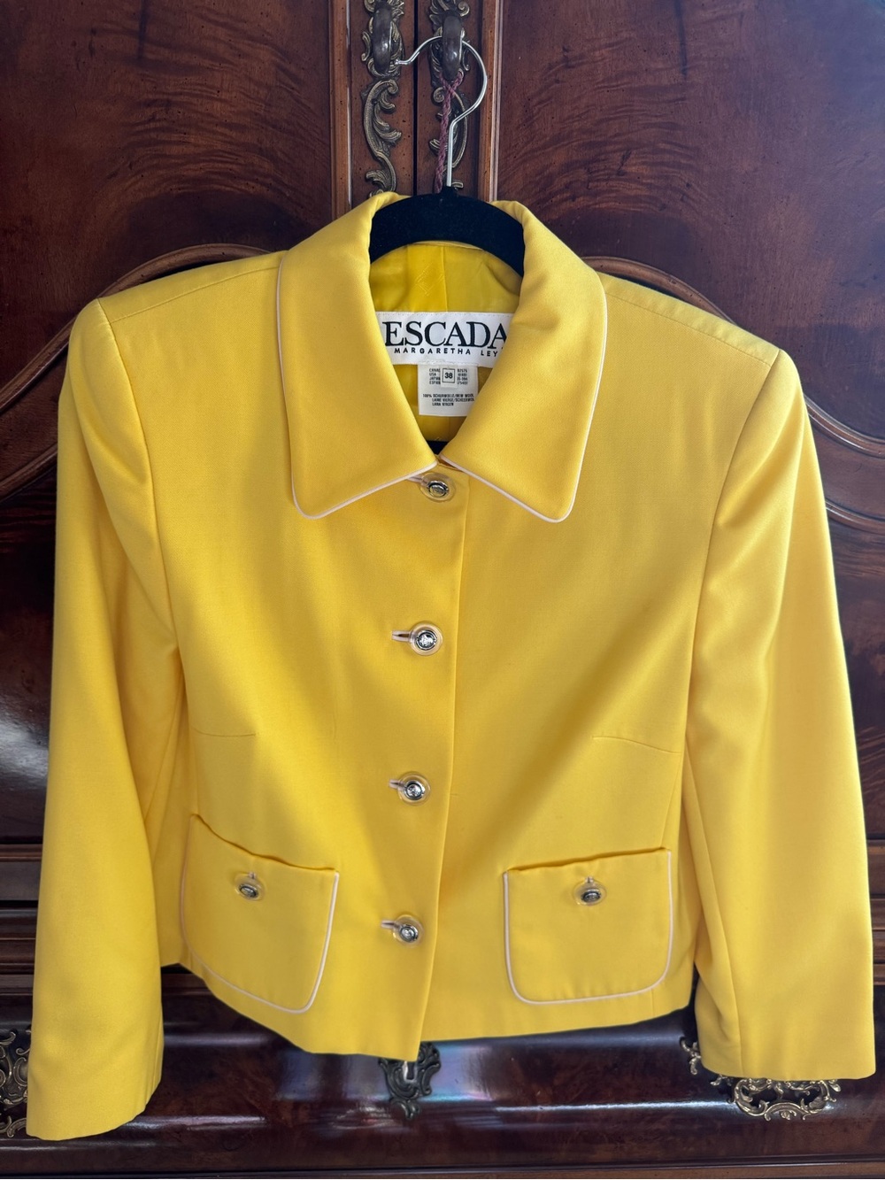 Escada Margaretha Ley Vintage Wool Suit